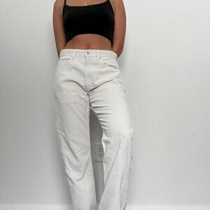 Vintage white corduroy levi pants